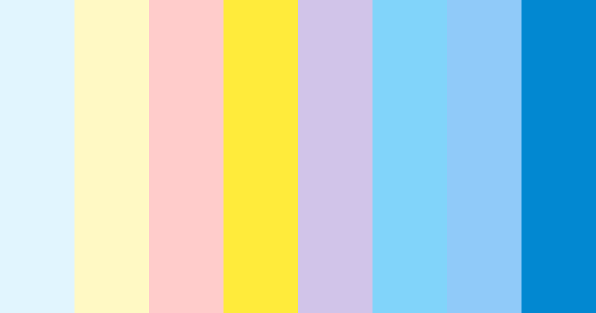 Download sunrise serenade color palette PNG image (landscape)