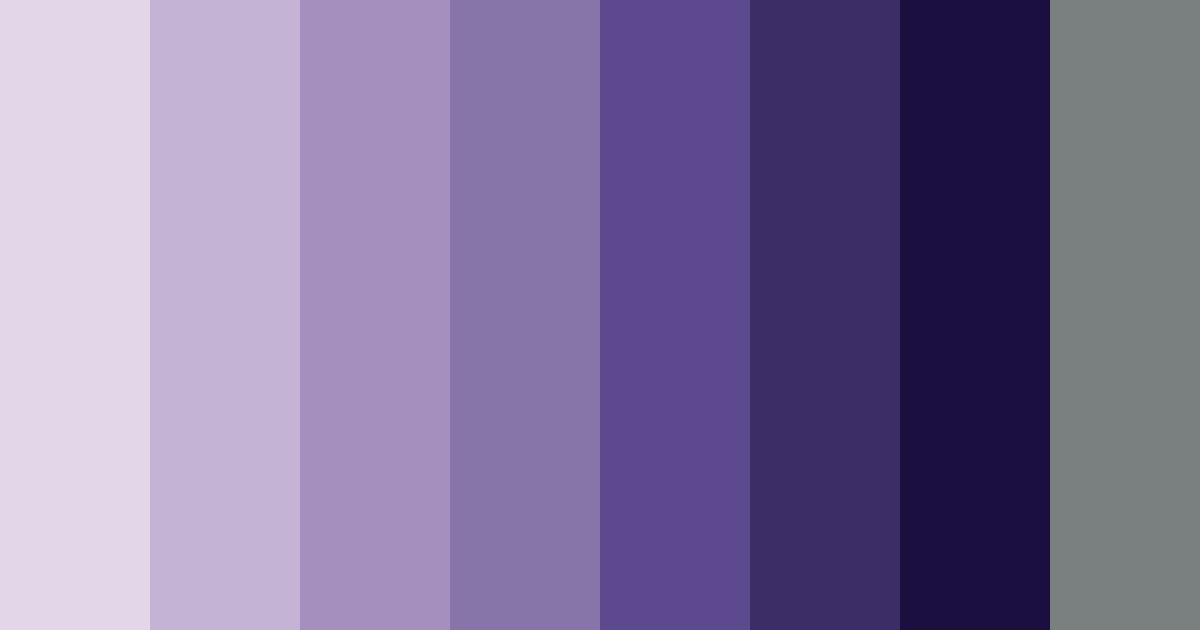 Download lavender shadows color palette PNG image (landscape)