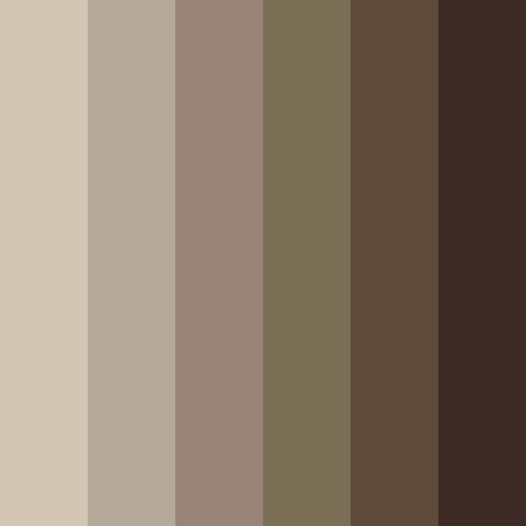 Download shades of taupe color palette PNG image (square)