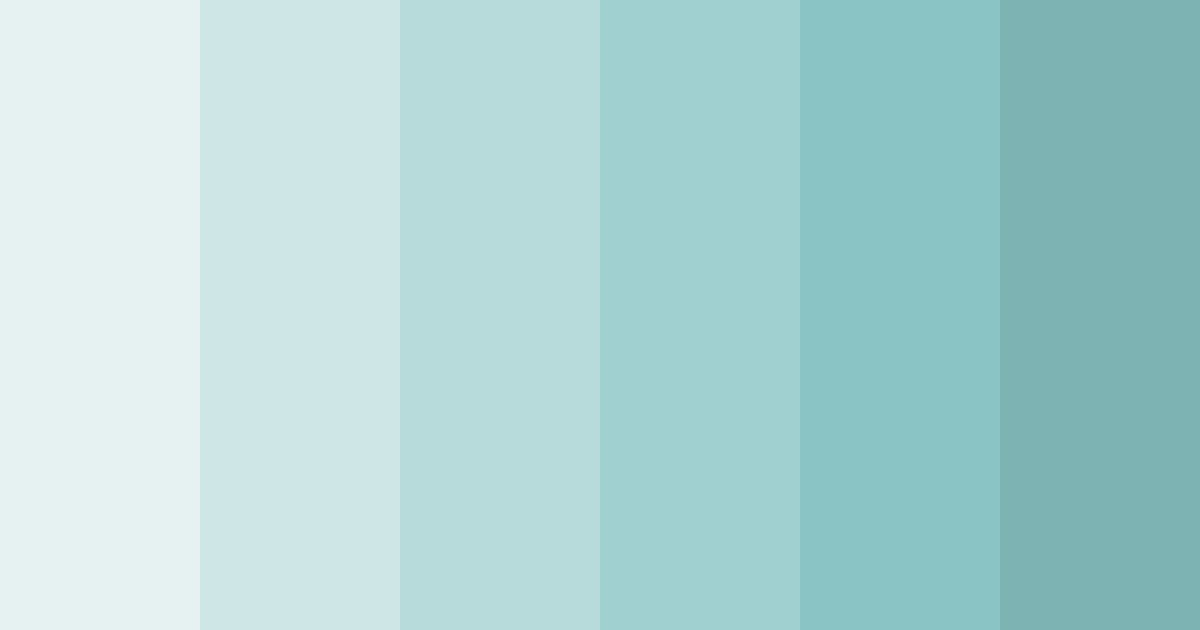 Download light teal color palette PNG image (landscape)