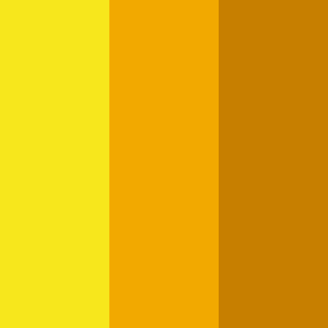 Download yellow contrast color palette PNG image (square)