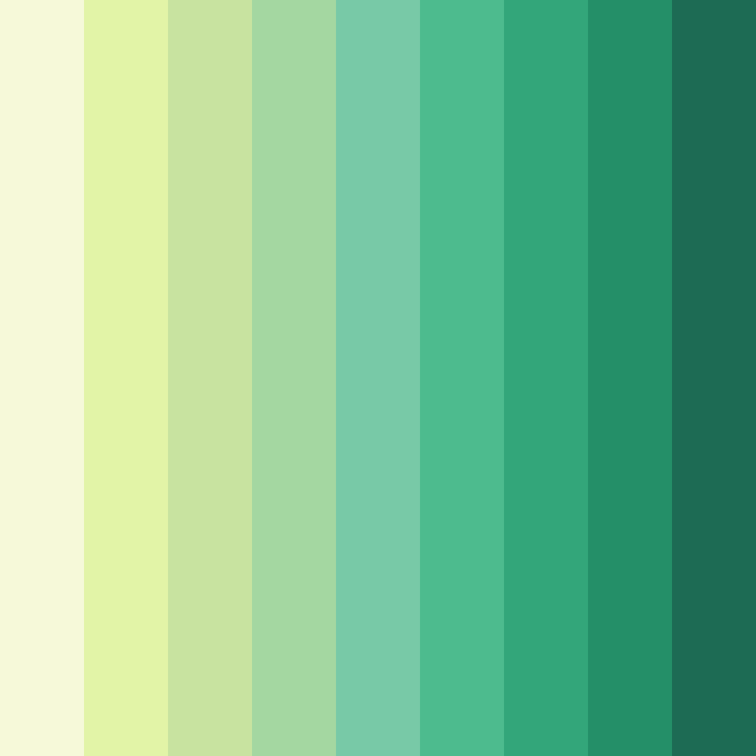 Download emerald meadow color palette PNG image (square)