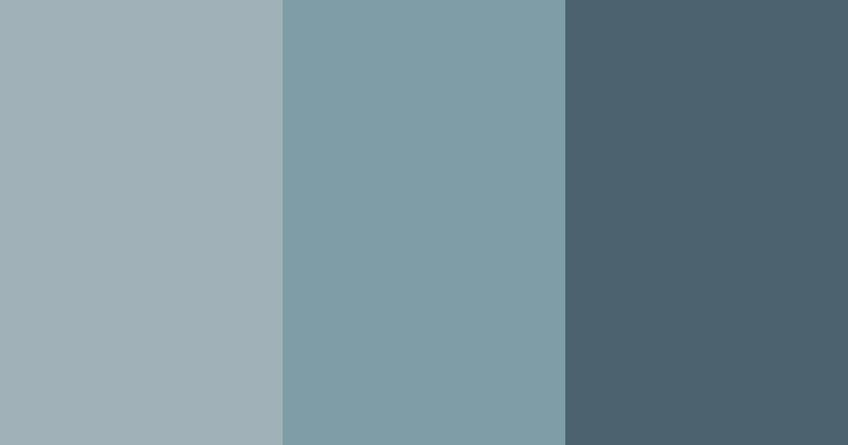 Download misty teal dreams color palette PNG image (landscape)