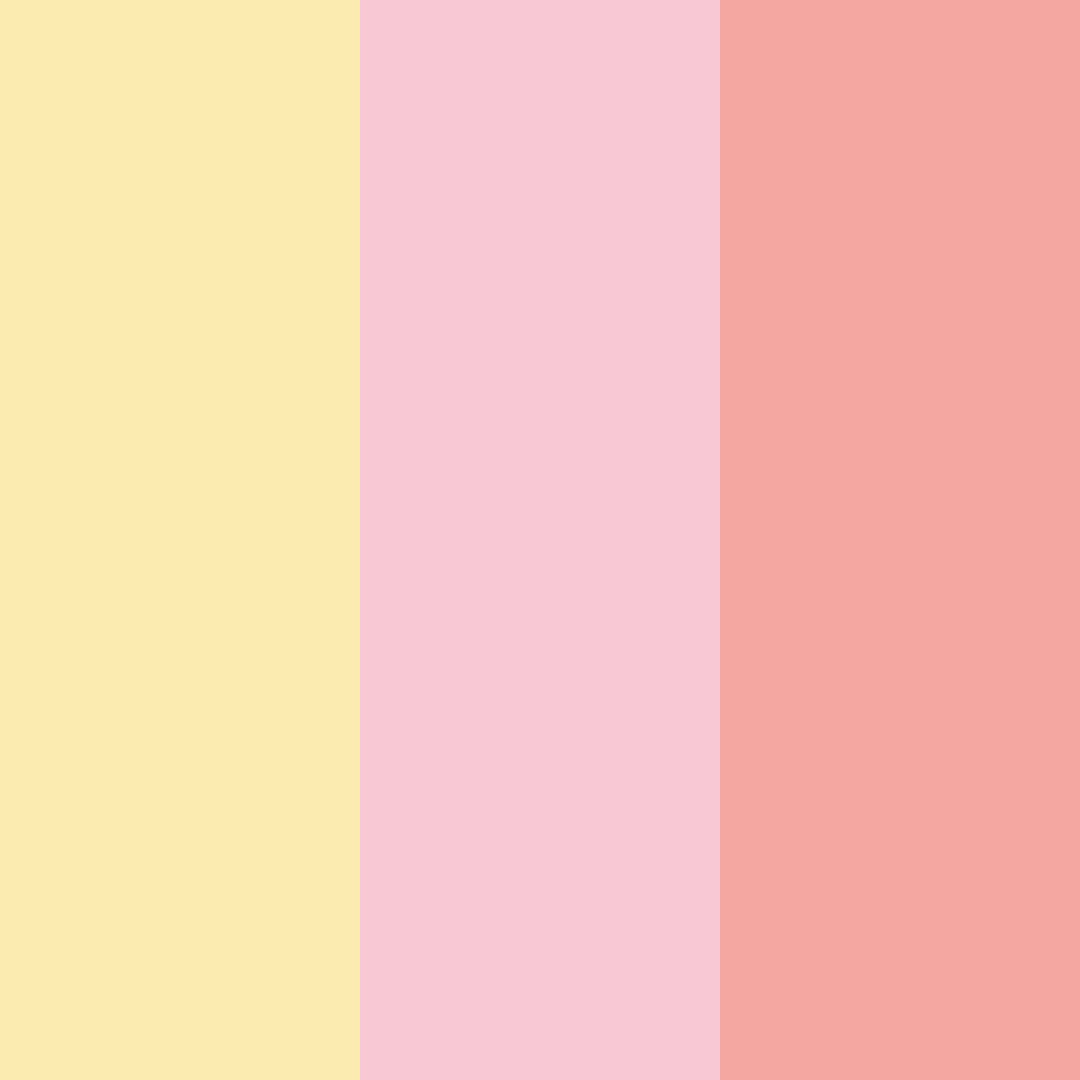 Download yellow pink delight color palette PNG image (square)