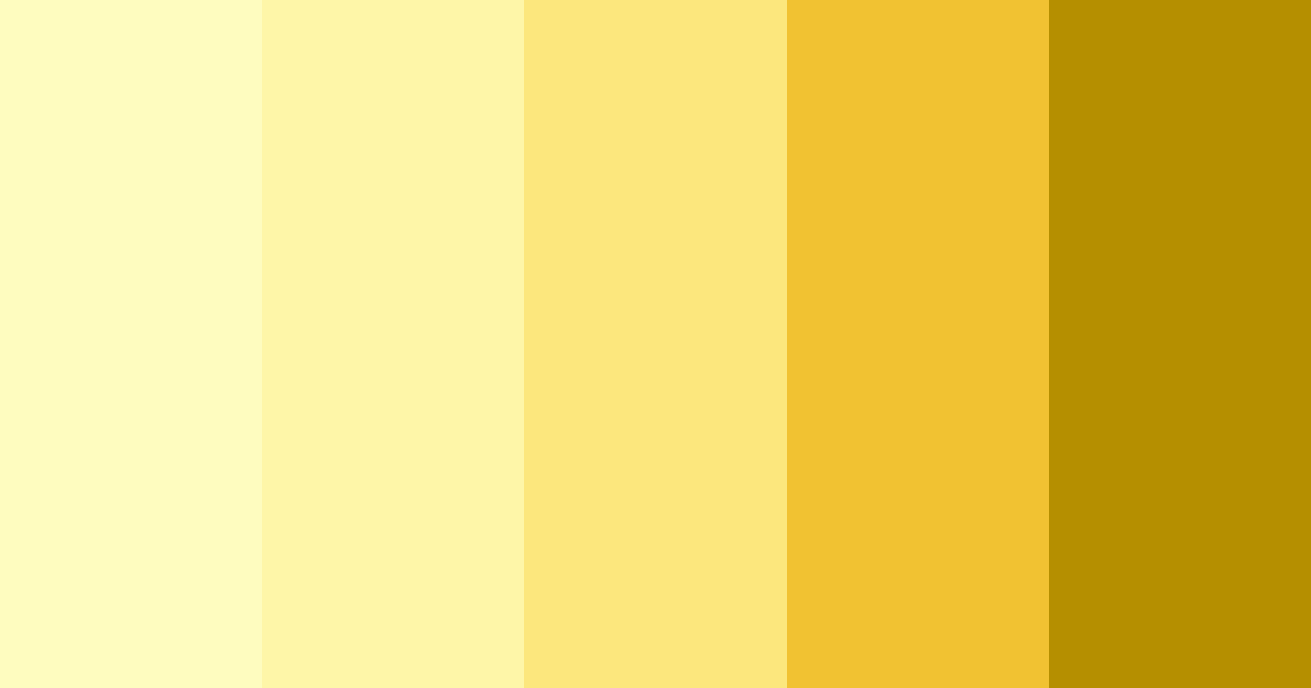 Download bright yellow haze color palette PNG image (landscape)