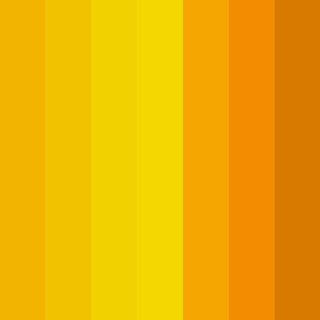 Download golden sunset color palette PNG image (square)