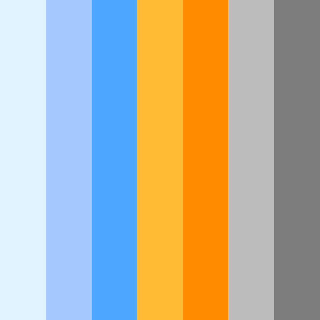 Download sunlit serenity color palette PNG image (square)