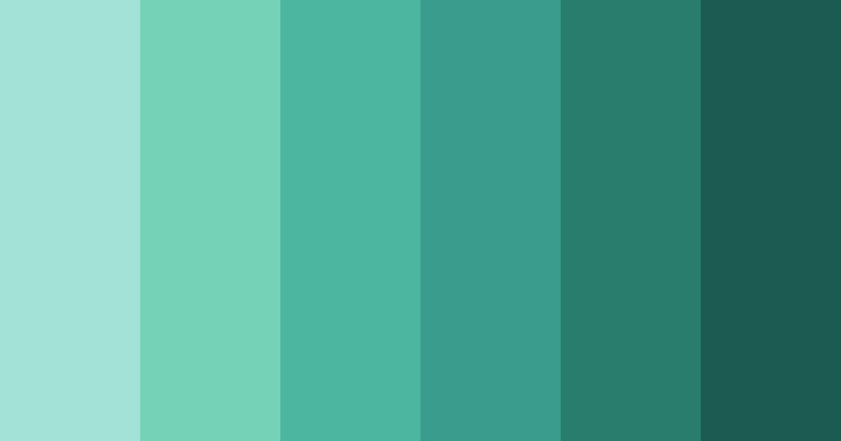 Download tropical oasis color palette PNG image (landscape)