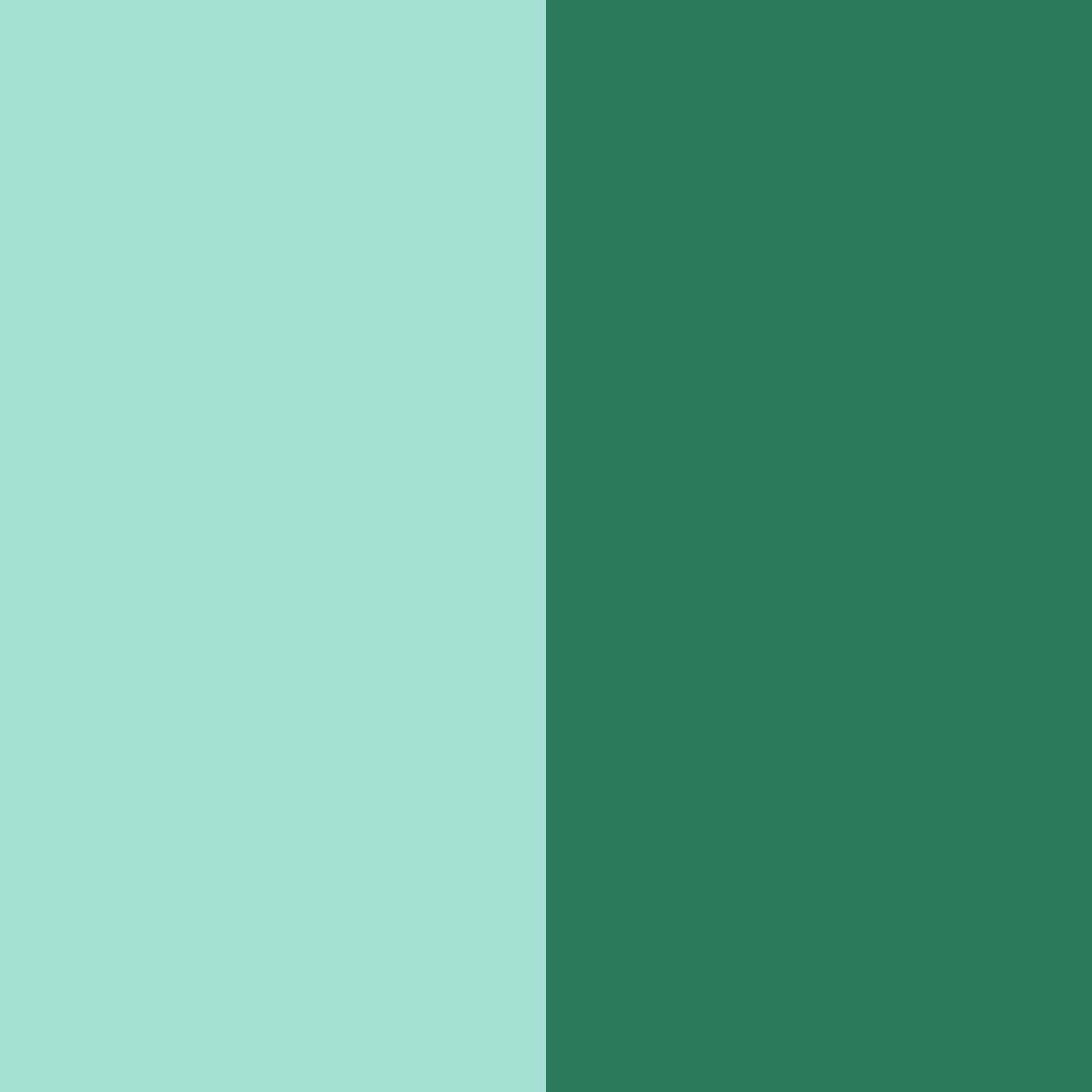 Download teal shades color palette PNG image (square)