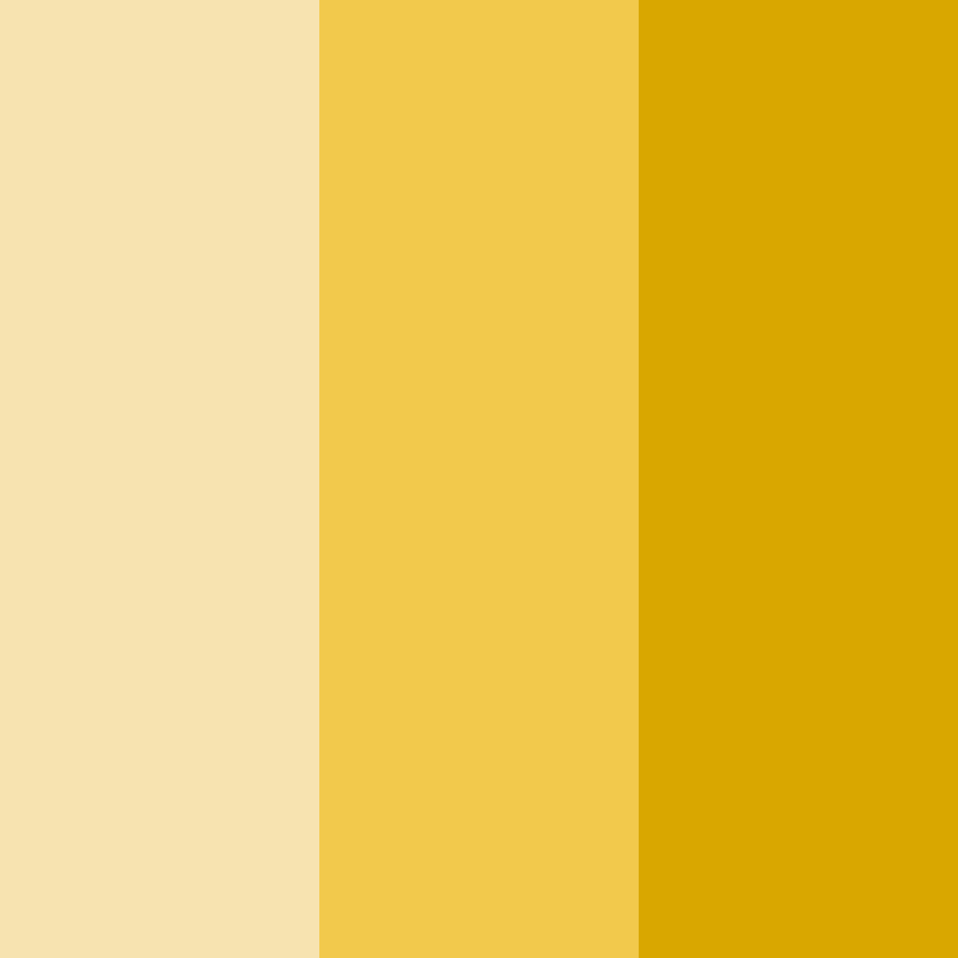 Download golden sunshine color palette PNG image (square)