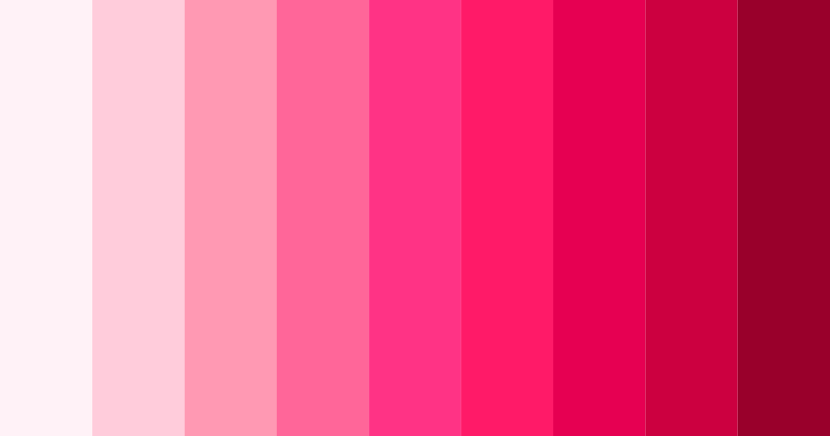 Download blushing blossoms color palette PNG image (landscape)
