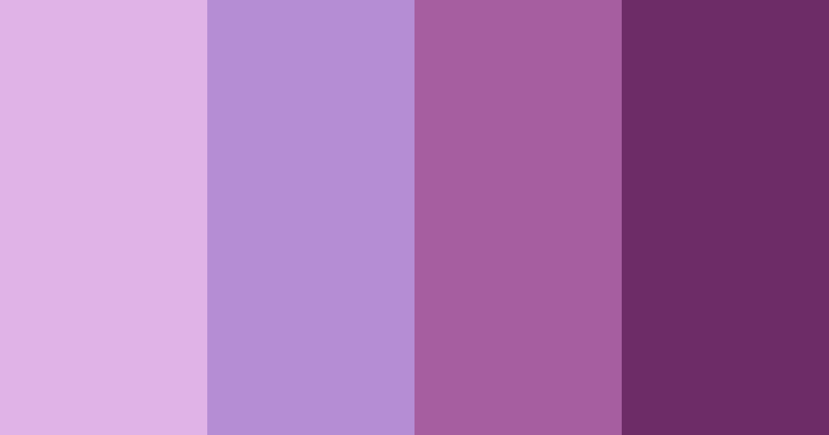 Download dreamy lilac sunset color palette PNG image (landscape)