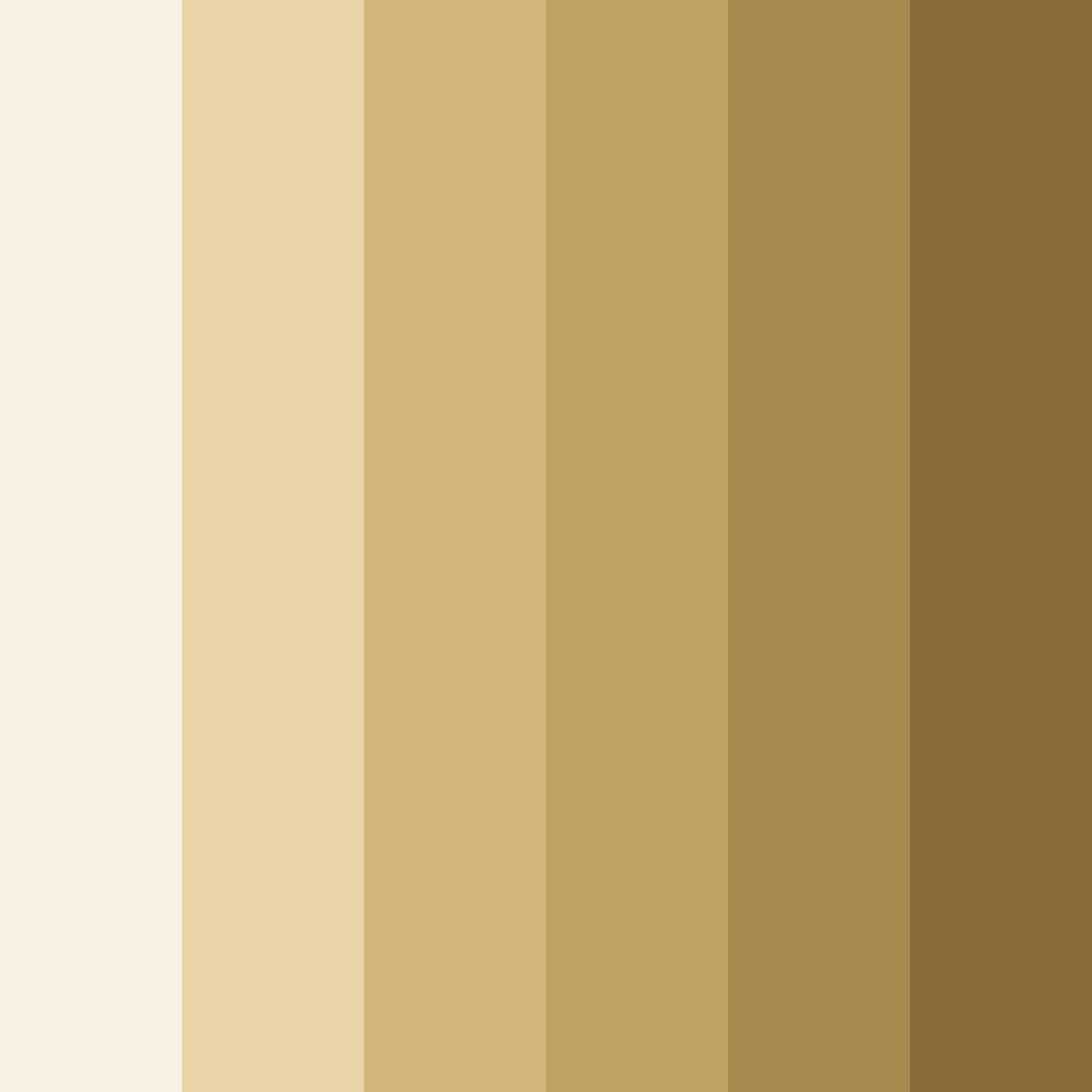 Download golden dusk harmony color palette PNG image (square)