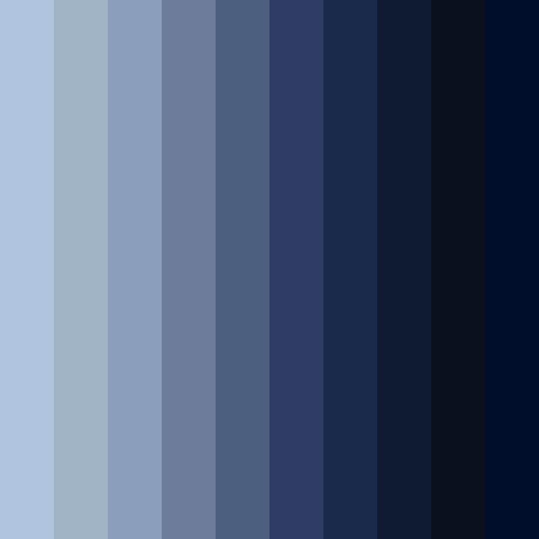 Download midnight steel reverie color palette PNG image (square)