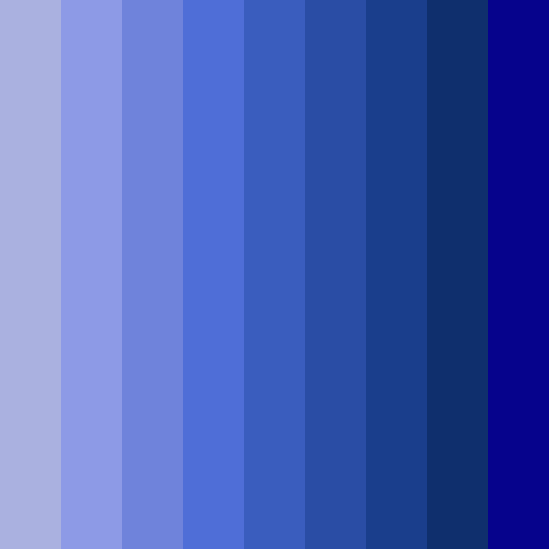 Download midnight reverie color palette PNG image (square)