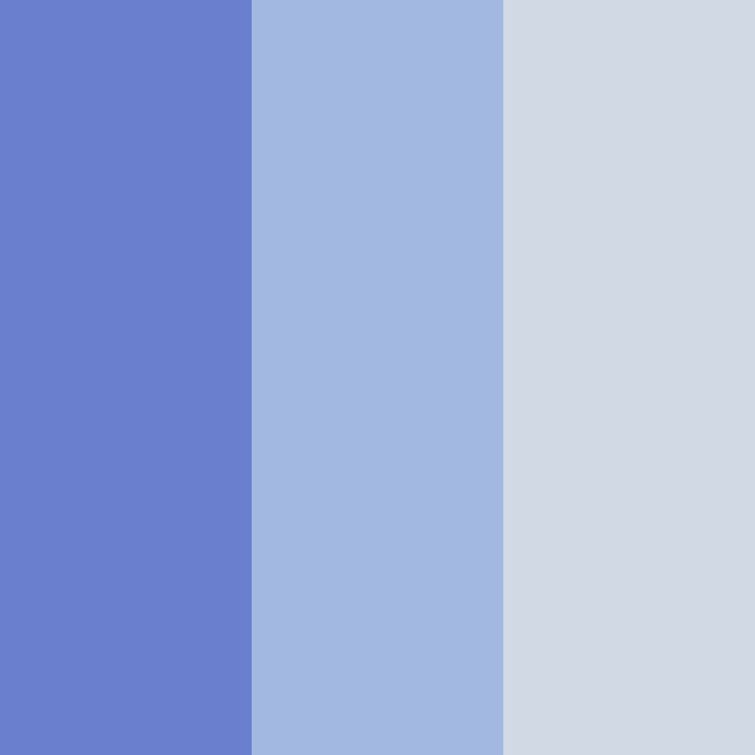 Download serenity in blue color palette PNG image (square)