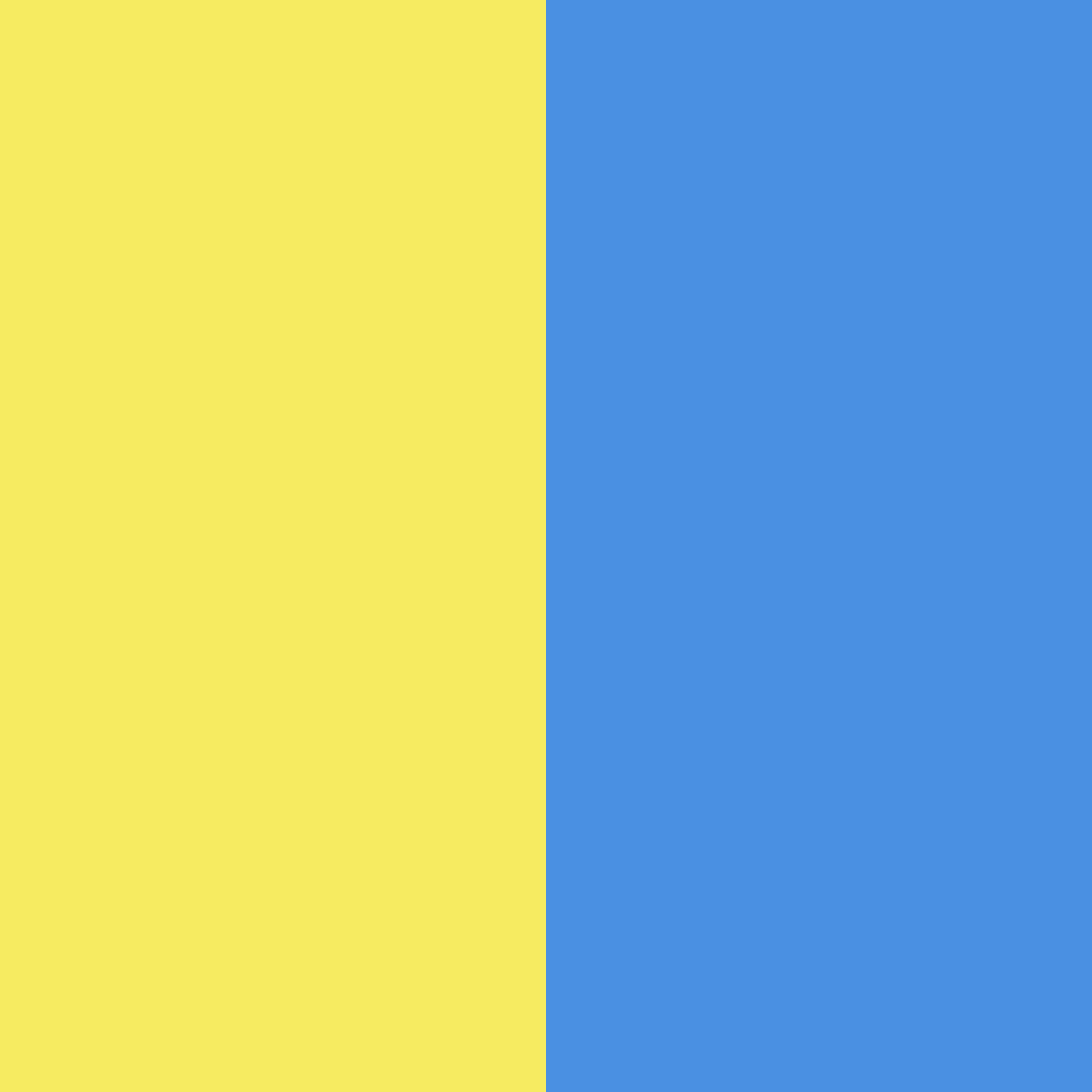 Download blue yellow sunshine color palette PNG image (square)