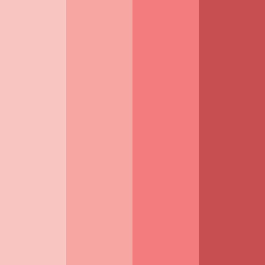 Download blushing crimson dreams color palette PNG image (square)