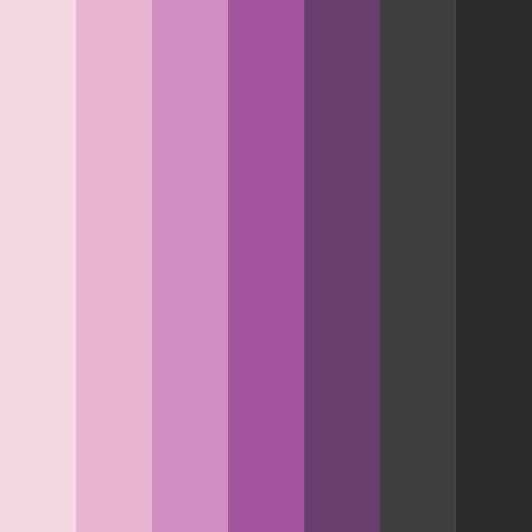 Download enchanted twilight color palette PNG image (square)