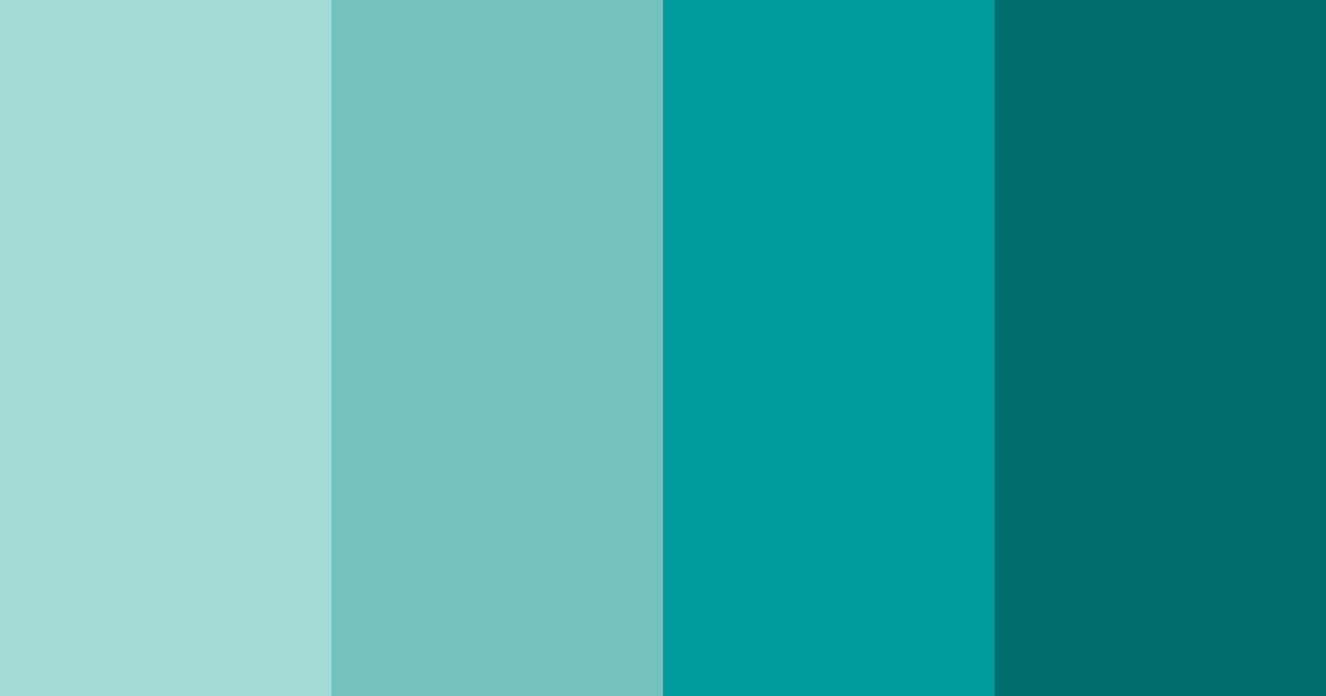 Download tropical serenity color palette PNG image (landscape)
