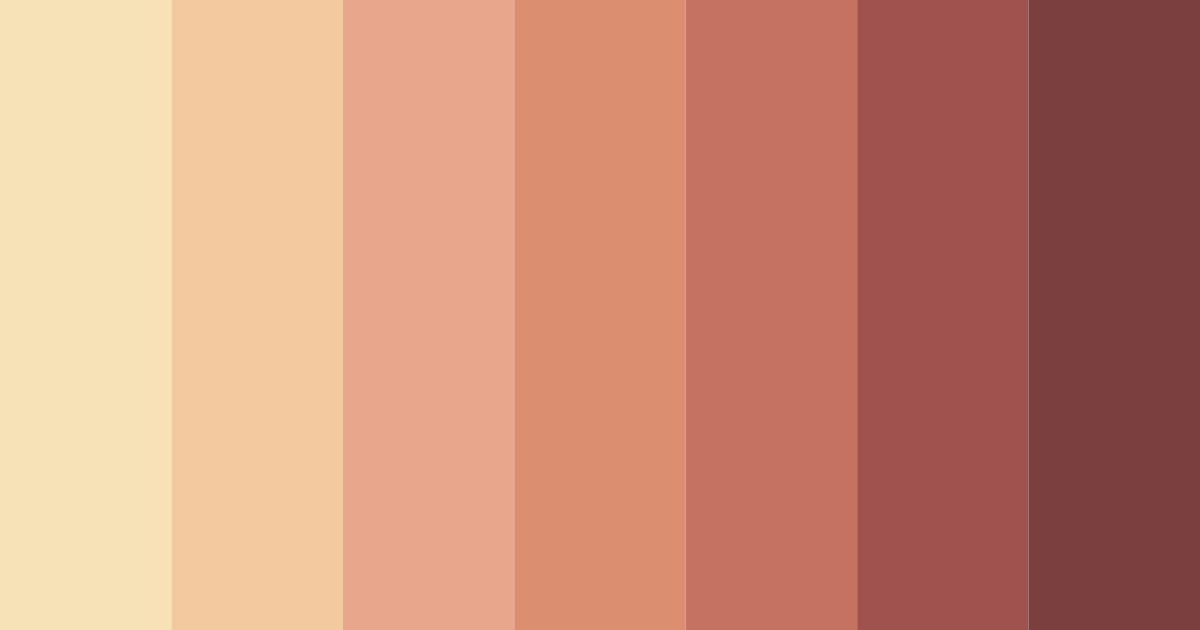 Download warm brown color palette PNG image (landscape)