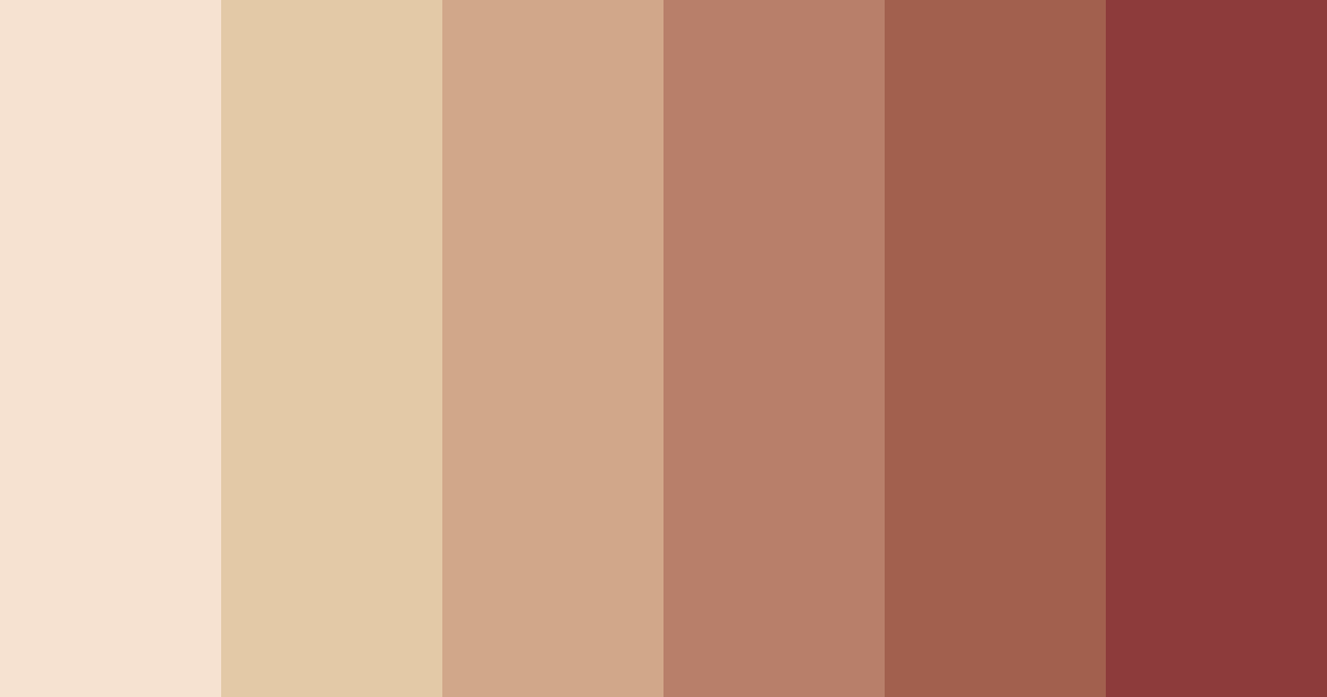 Download desert rosewood color palette PNG image (landscape)