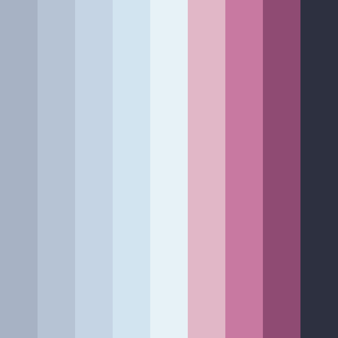 Download midnight blossom color palette PNG image (square)