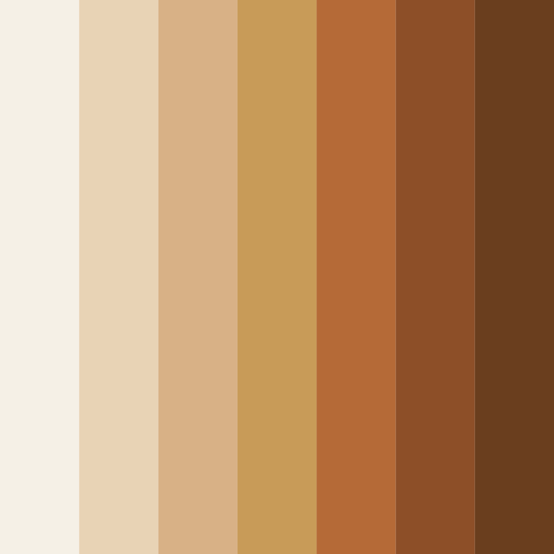 Download desert dusk harmony color palette PNG image (square)
