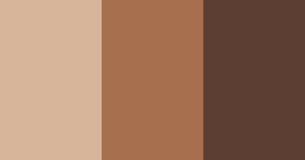 Download warm brown color palette PNG image (landscape)