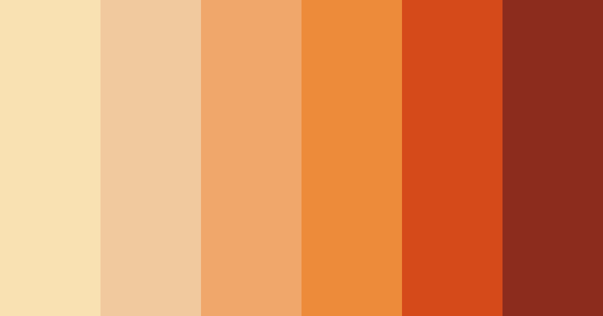 Download autumn's embrace color palette PNG image (landscape)