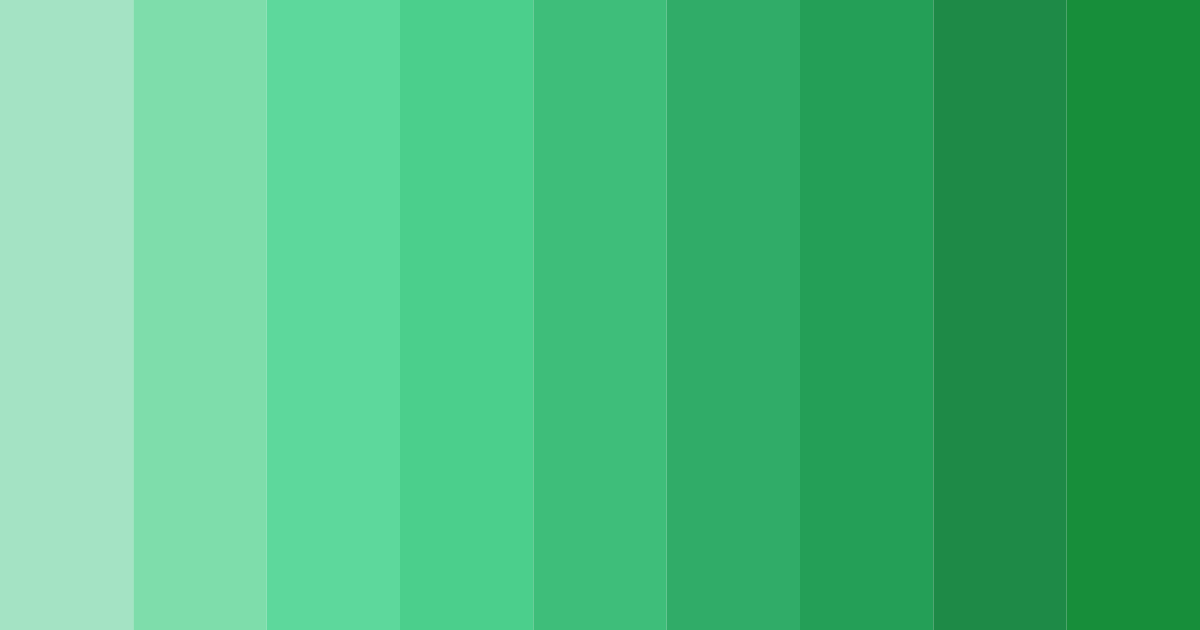 Download emerald serenity color palette PNG image (landscape)
