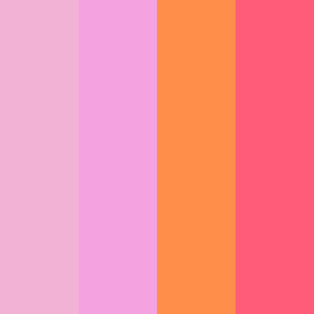 Download candy cotton dreams color palette PNG image (square)