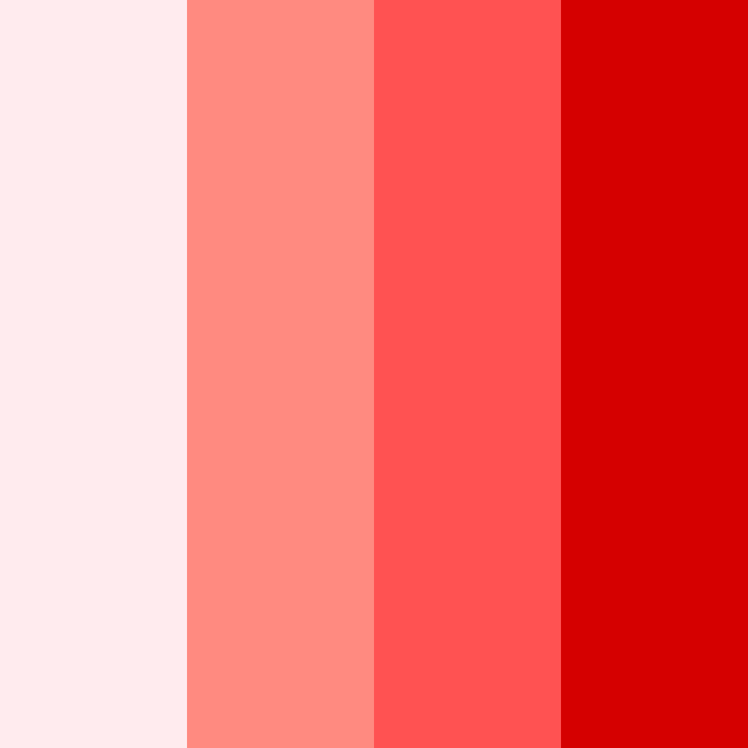 Download cherry blossom burst color palette PNG image (square)