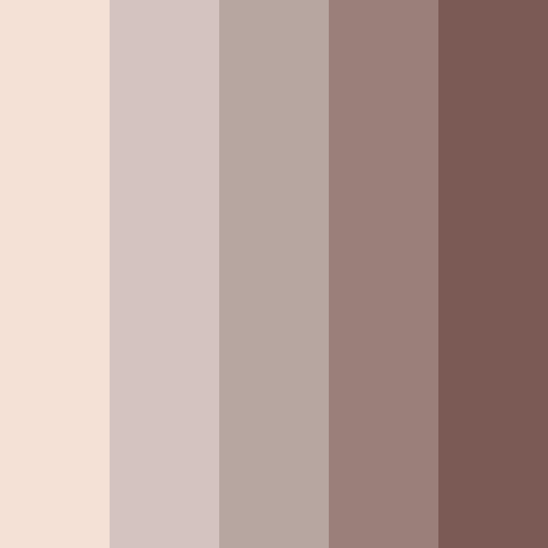 Download muted pink color palette PNG image (square)