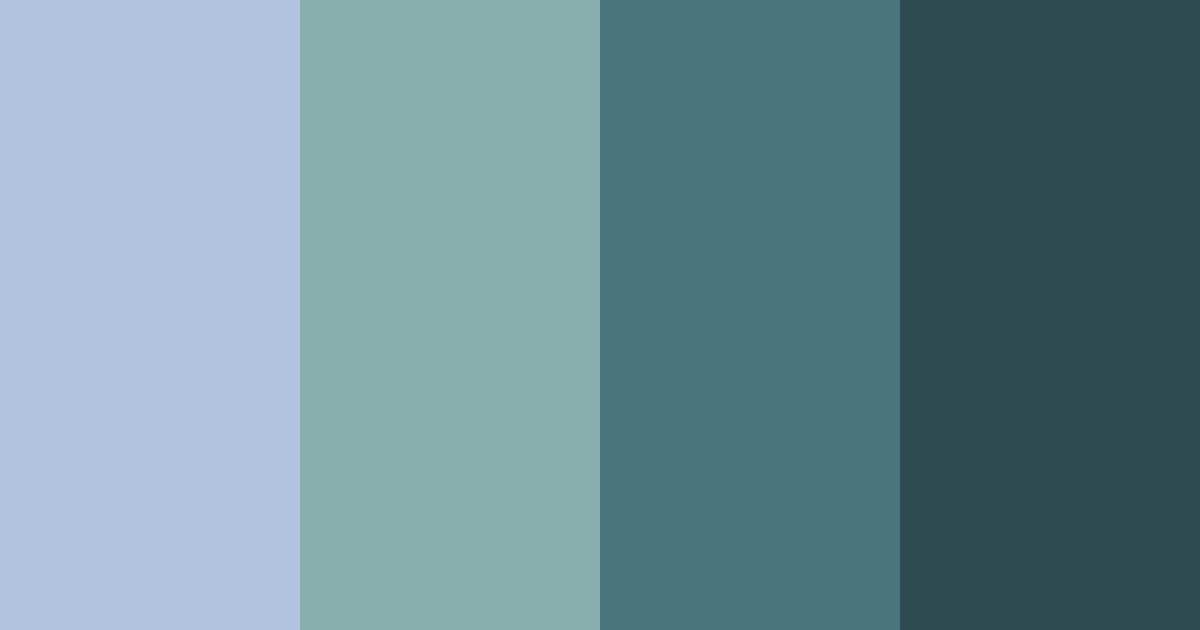 Download muted blue color palette PNG image (landscape)