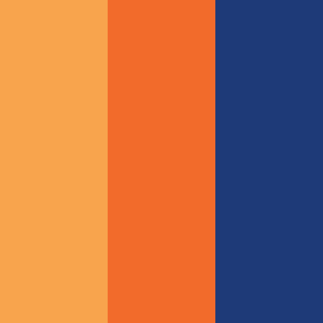 Download dark blue and orange color palette PNG image (square)