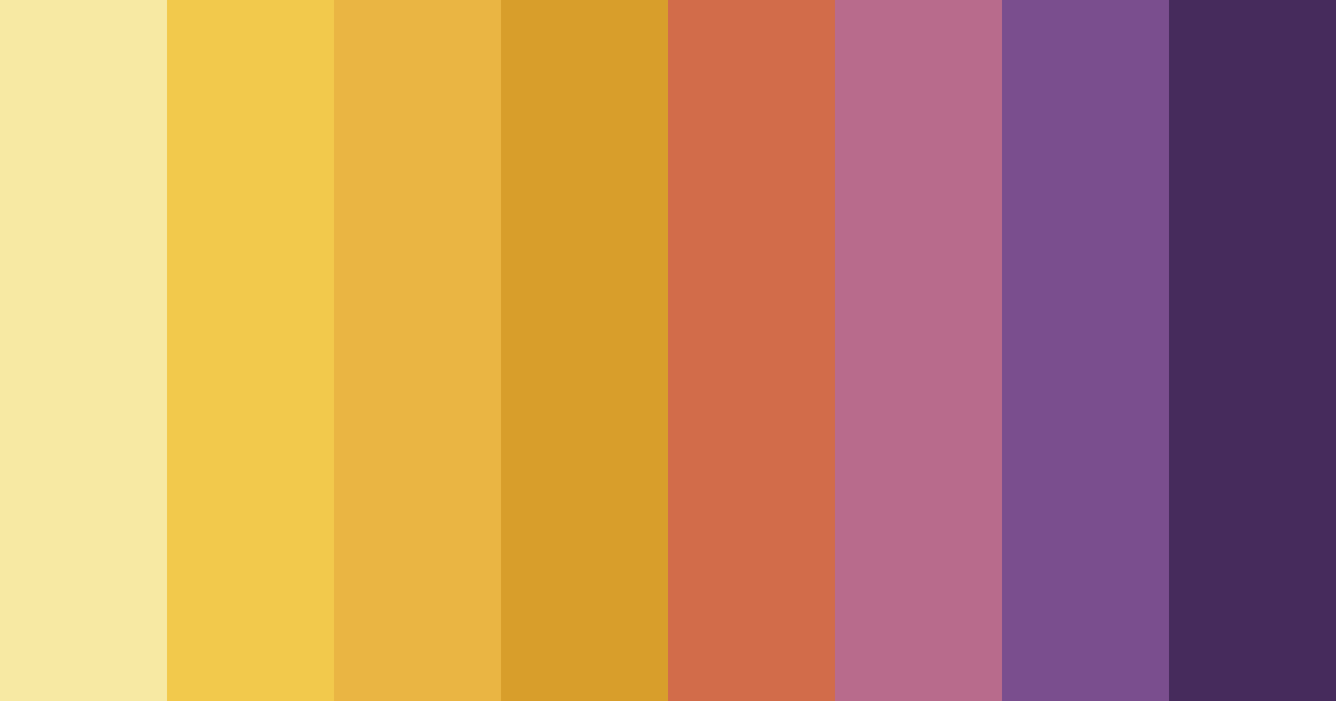 Download warm autumn color palette PNG image (landscape)