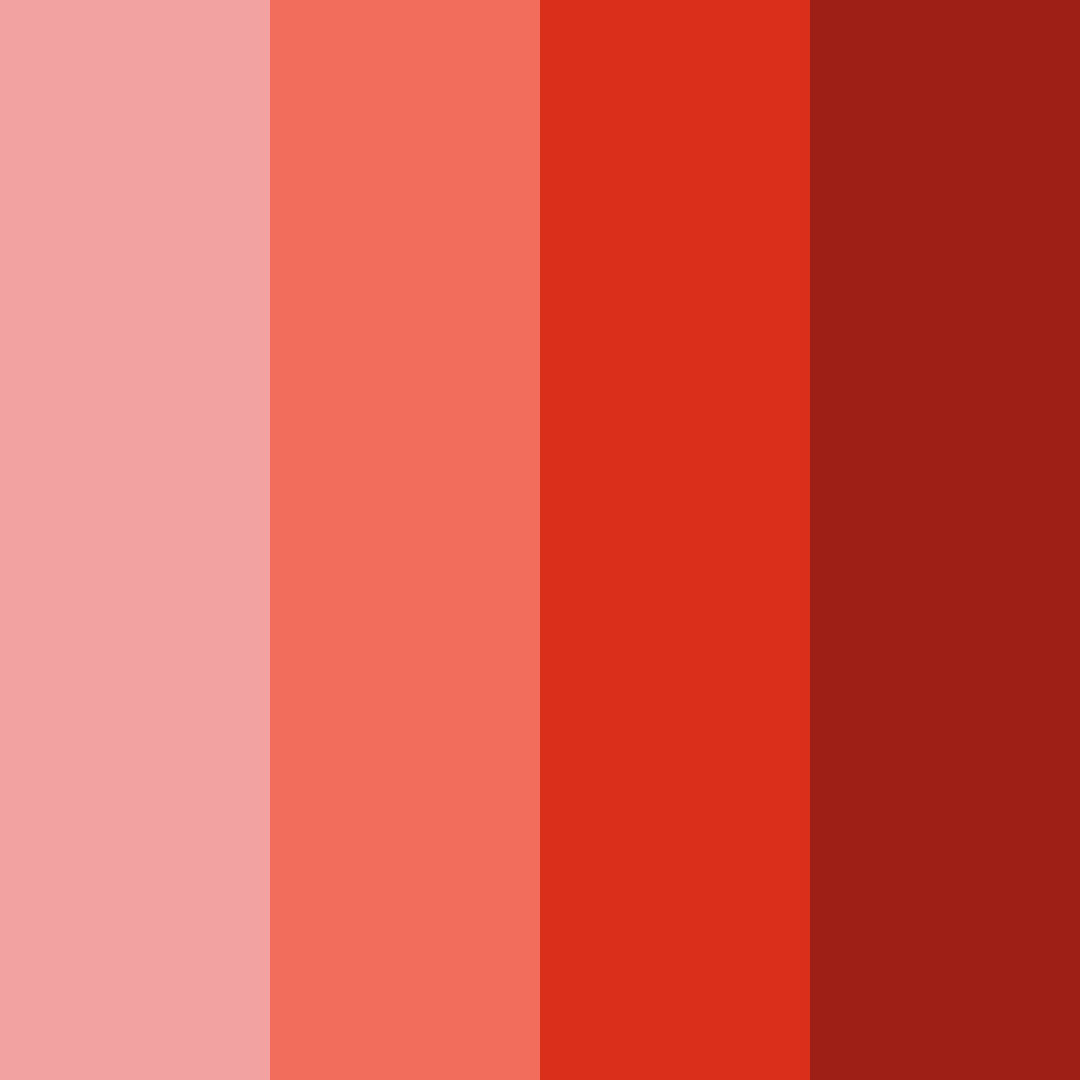 Download crimson sunrise color palette PNG image (square)