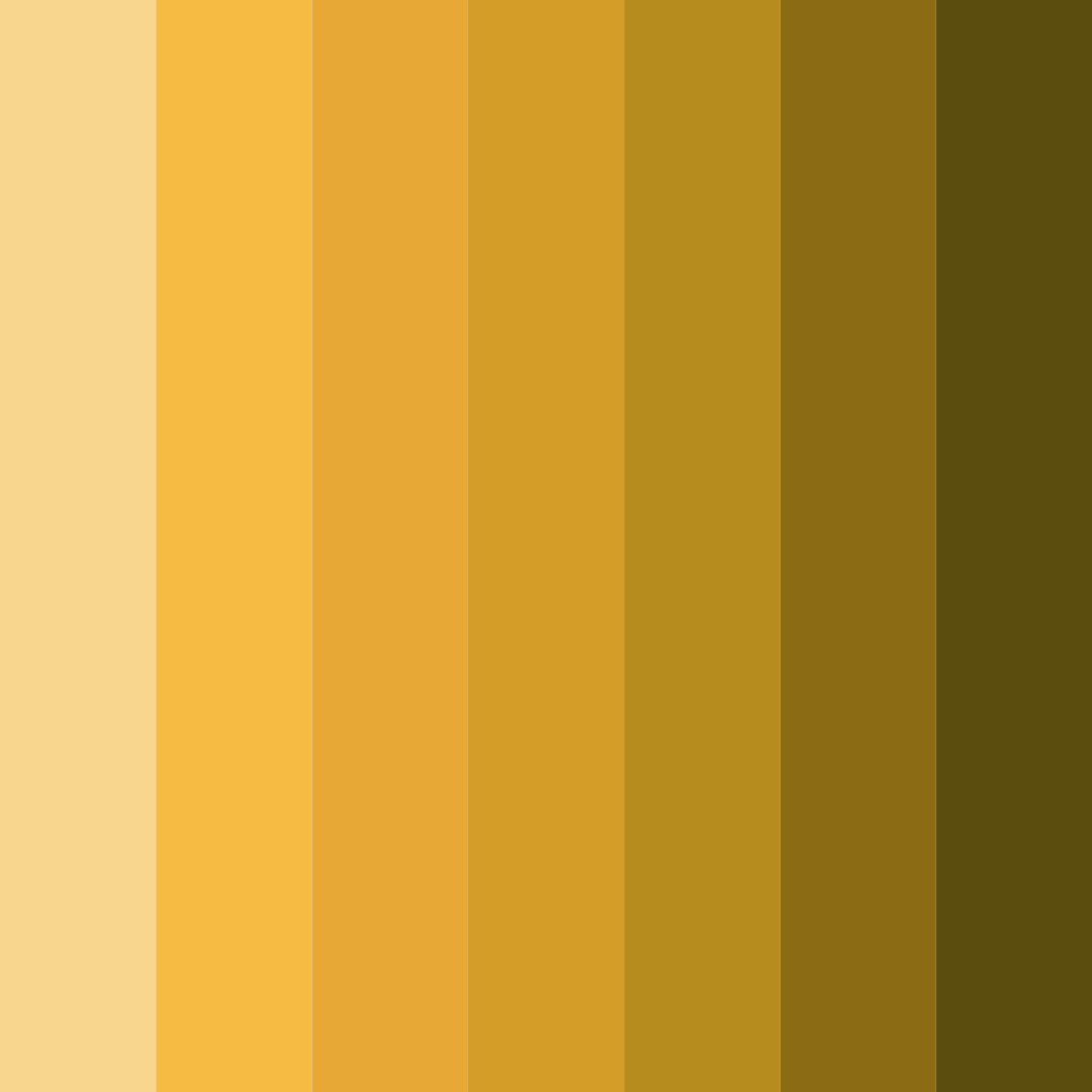 Download gold sunset color palette PNG image (square)