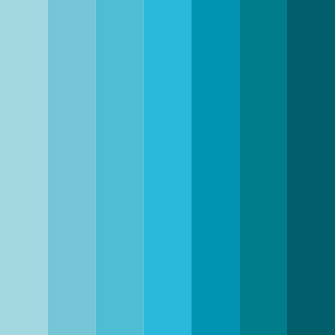 Download lagoon serenade color palette PNG image (square)