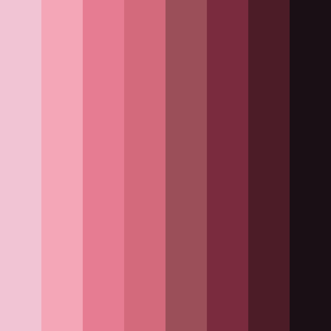 Download urban romance color palette PNG image (square)