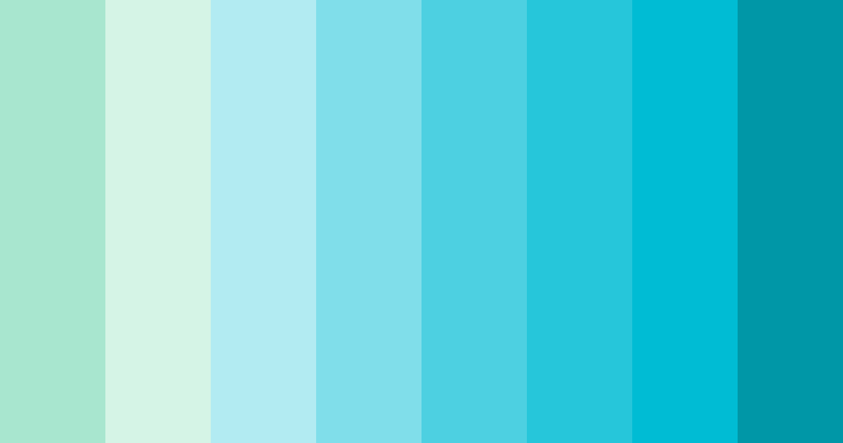 Download aqua whisper breeze color palette PNG image (landscape)