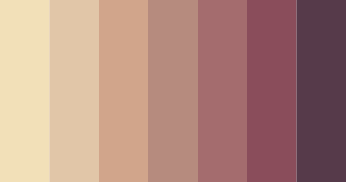 Download desert dusk color palette PNG image (landscape)