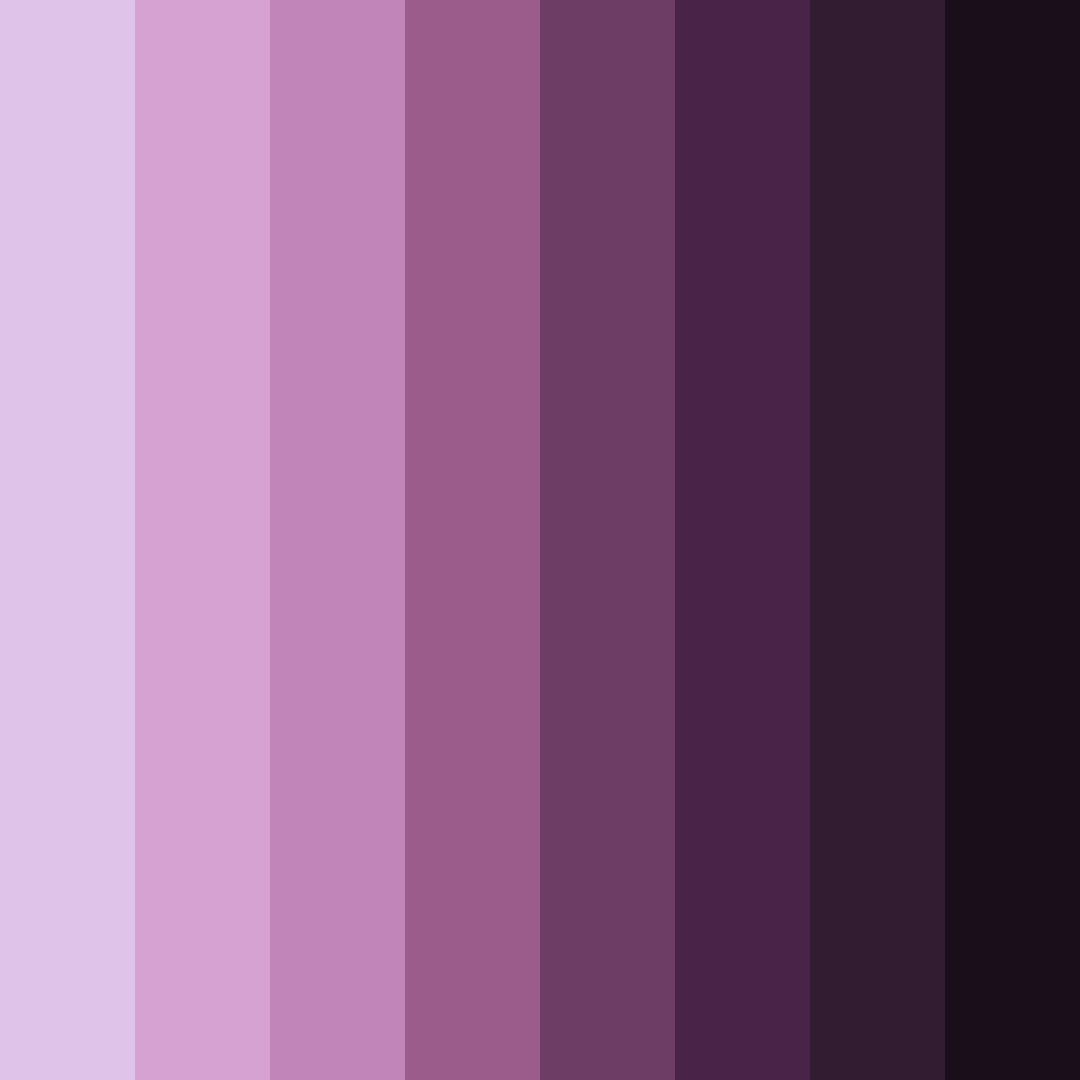 Download mystic amethyst hues color palette PNG image (square)