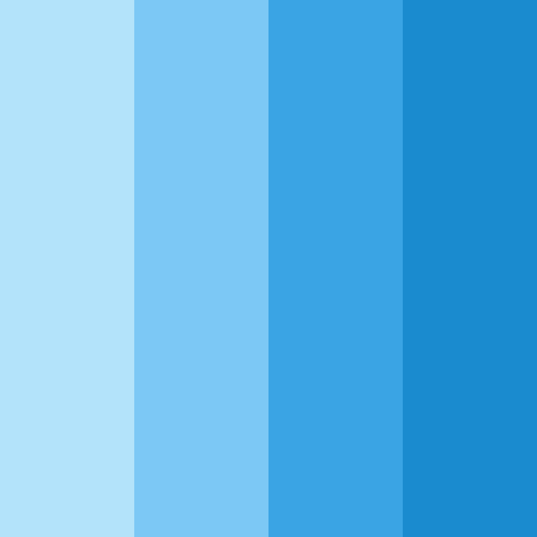 Download azure dreams color palette PNG image (square)