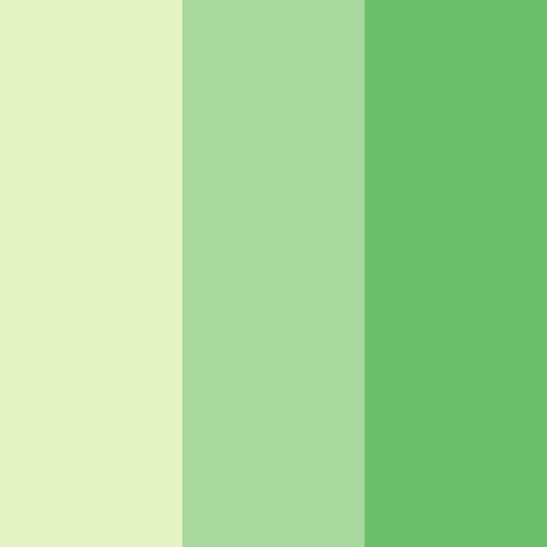 Download lush serenity color palette PNG image (square)