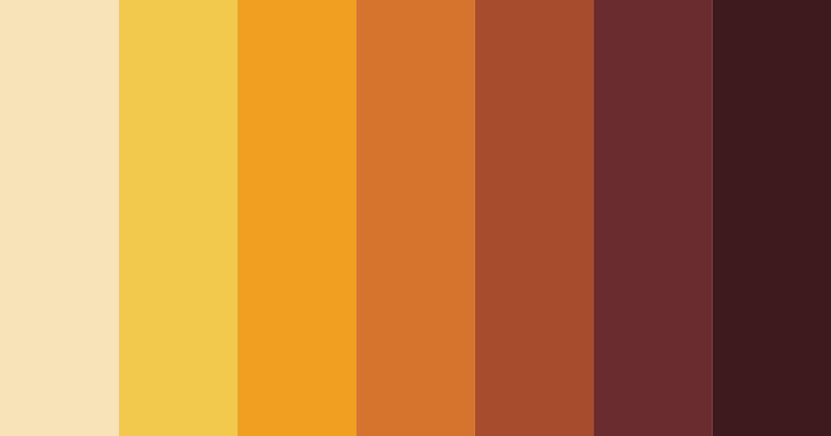 Download autumn ember harmony color palette PNG image (landscape)
