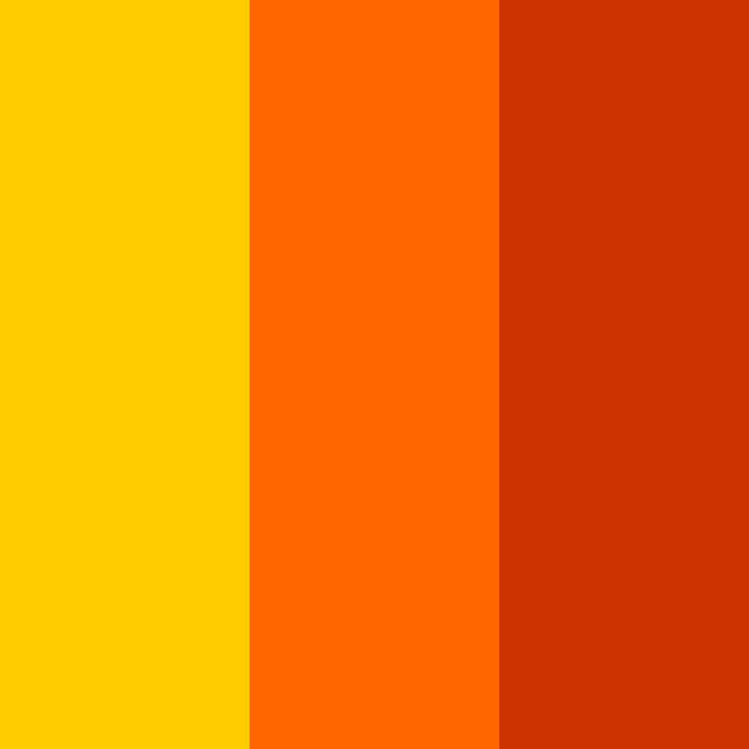 Download sunset orange color palette PNG image (square)