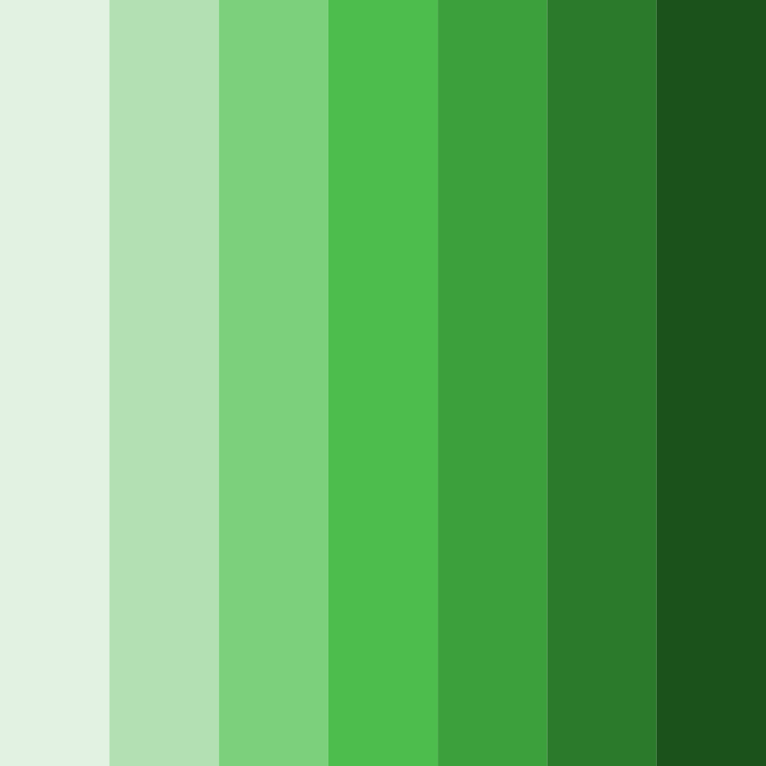 Download emerald whisper color palette PNG image (square)