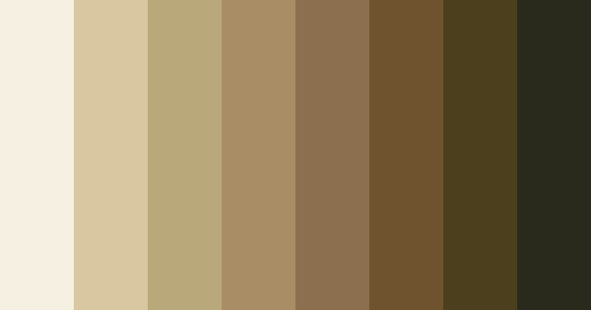 Download brown elegance color palette PNG image (landscape)